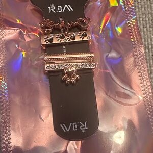 Watchband 6 pieces Rose Gold Watch Band Charms